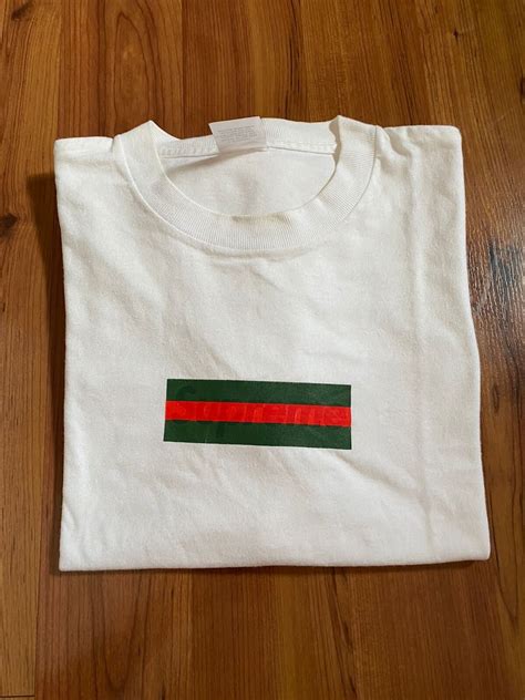 Supreme vintage 2000 Supreme Gucci Box Logo Tee 